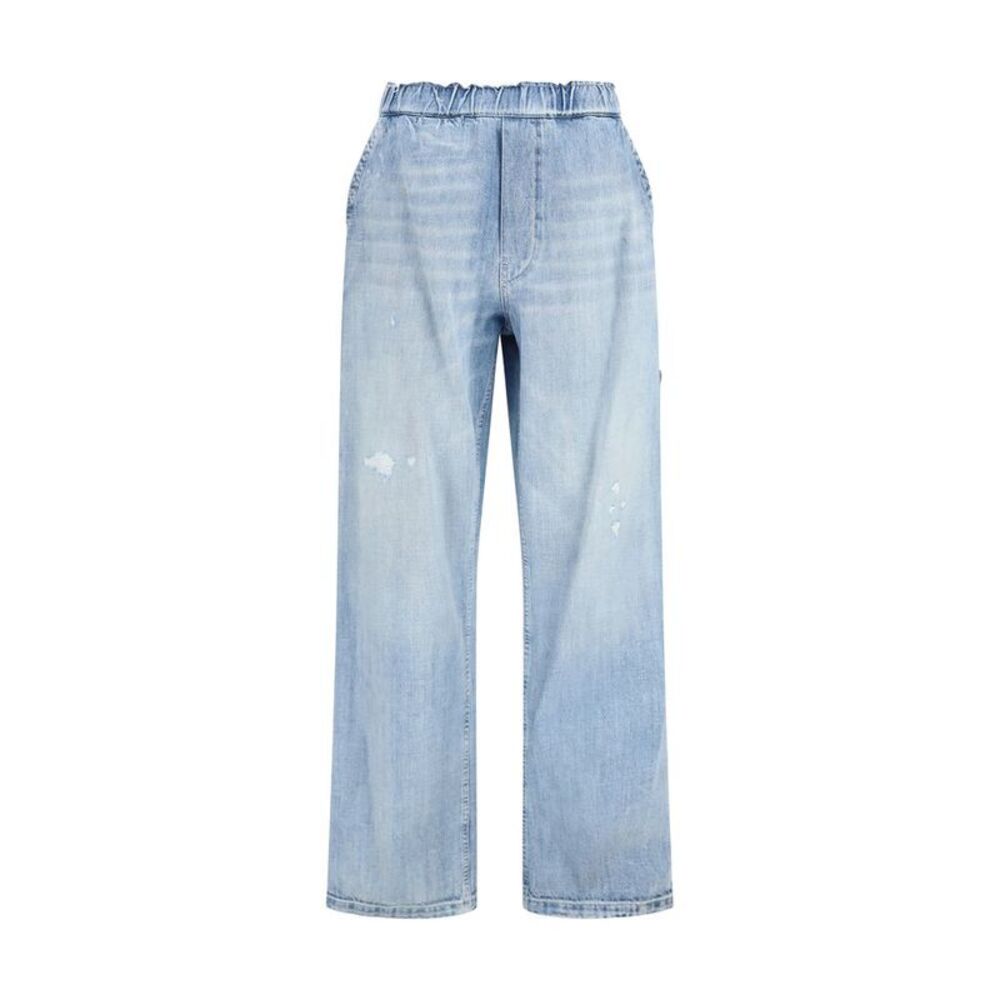 MM6 Blue Cotton Jeans Women's Denim